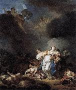 Anicet-Charles-Gabriel Lemonnier Niobe and her children killed by Apollo et Artemis Spain oil painting artist